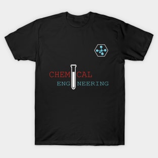 Chemical engineering text and logo T-Shirt